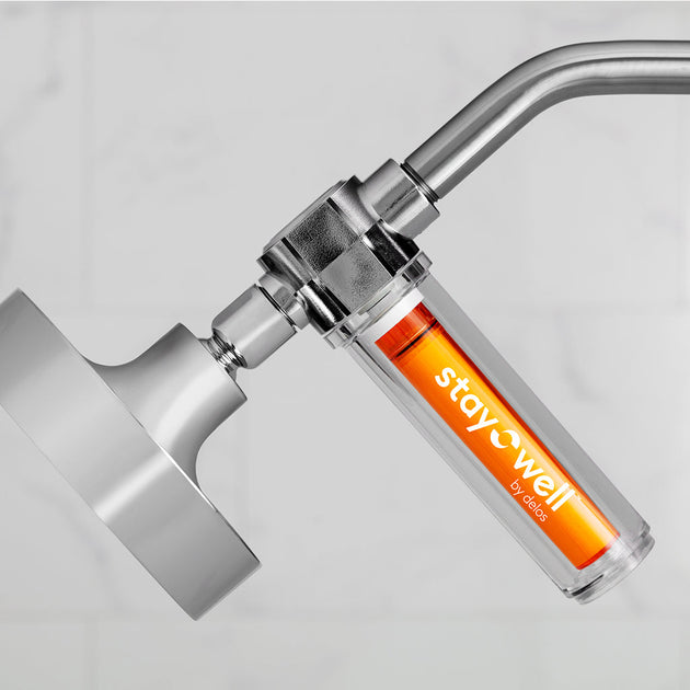 Stay Well™ Shower Infuser & 5 Pack Refills Bundle Stay Well™ Delos
