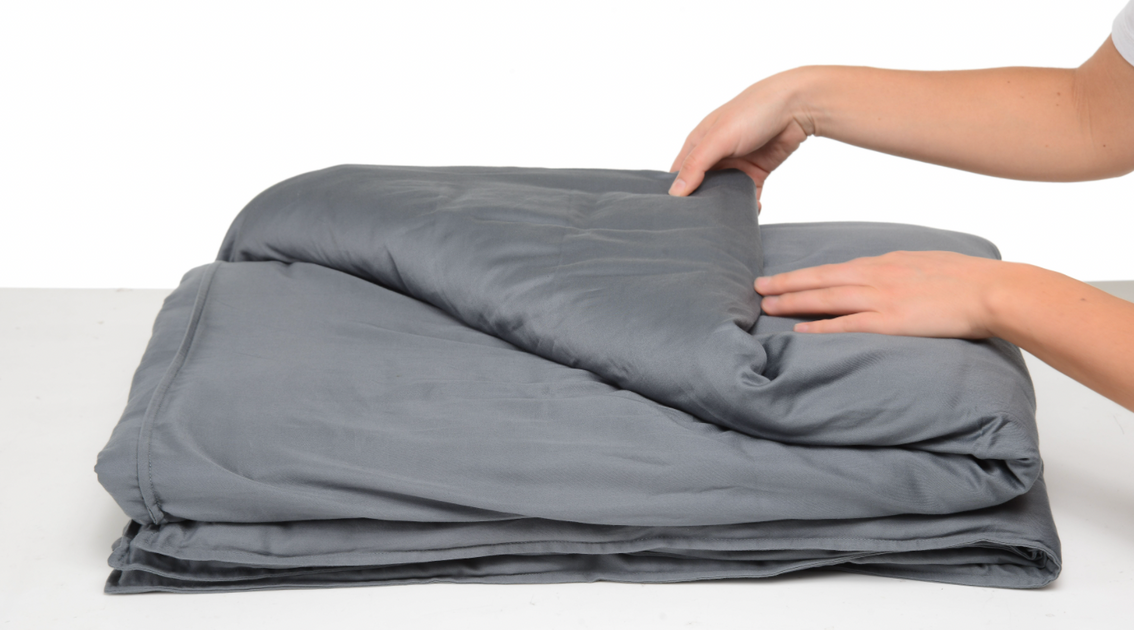 Weighted Blanket  covered in comfort